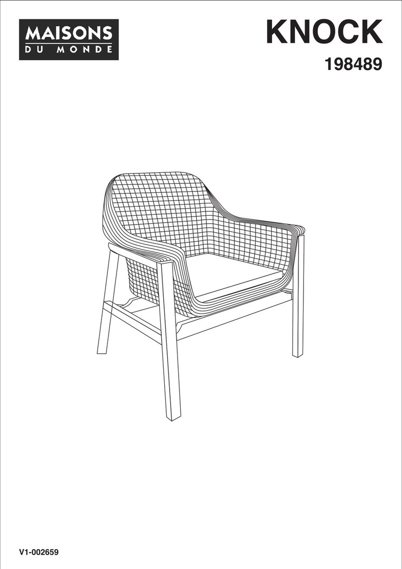 MAISONS DU MONDE KNOCK 198489 quick guide MAISONS DU MONDE KNOCK 198489 quick guide
