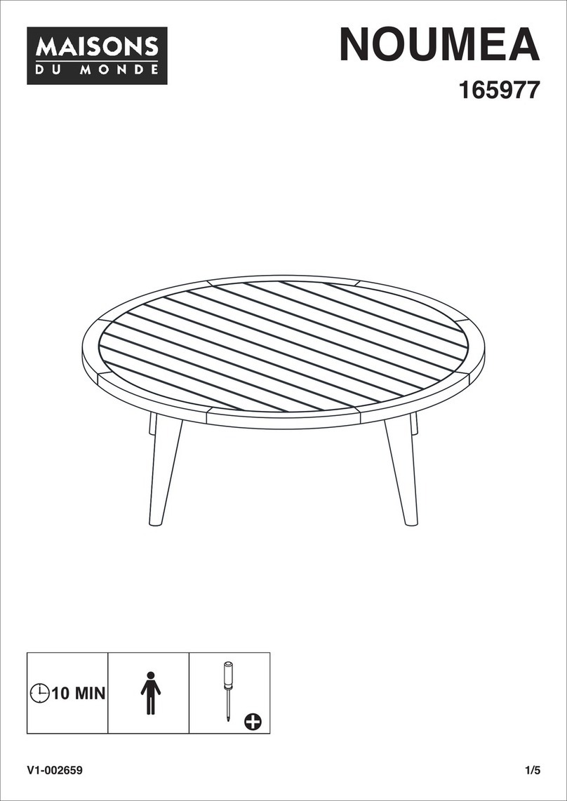 MAISONS DU MONDE NOUMEA 165977 manual