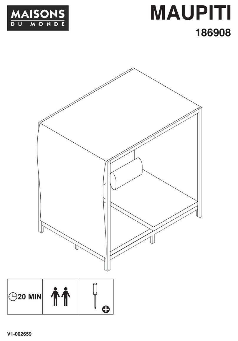 MAISONS DU MONDE MAUPITI 186908 manual