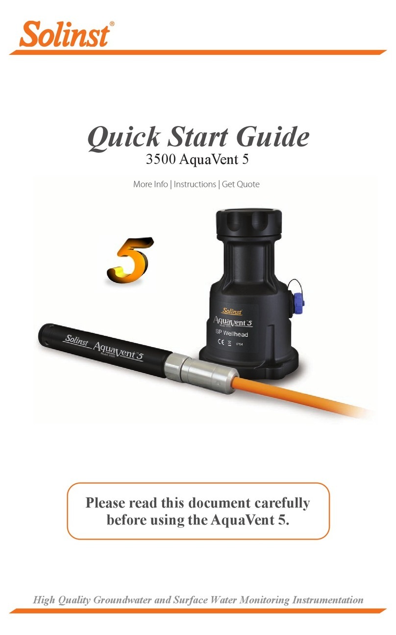 Solinst AquaVent 5 3500 quick start guide