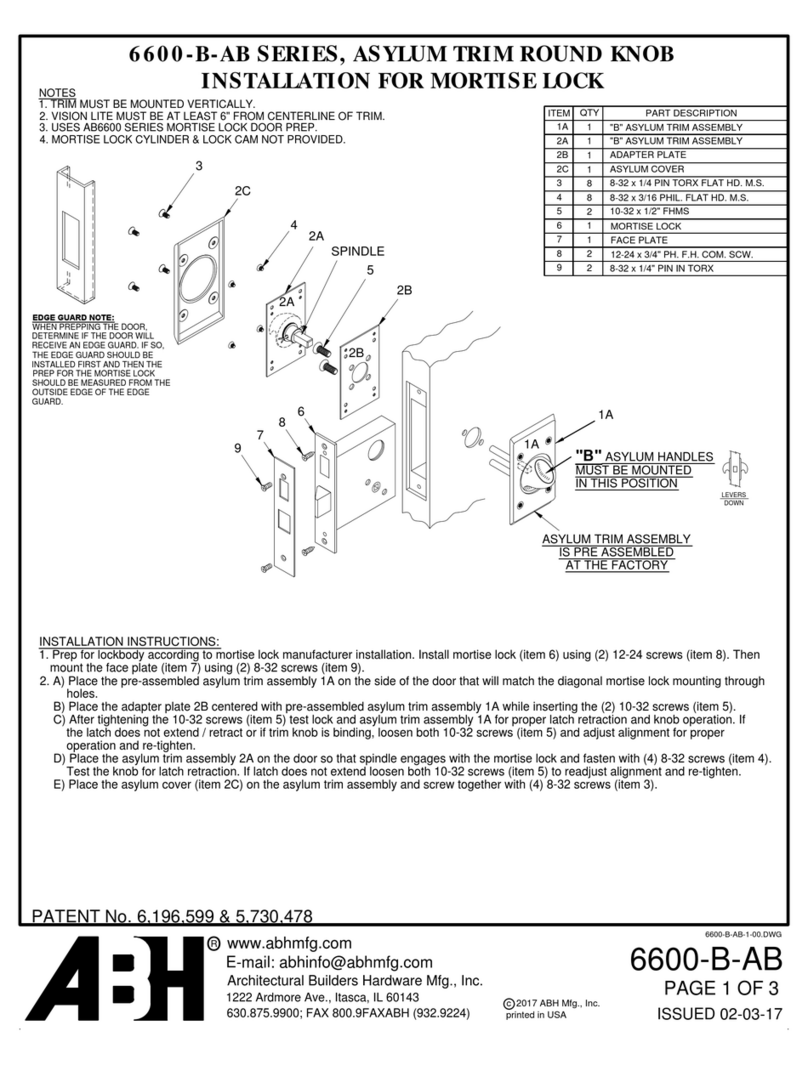 ABH 6600-B-AB Series User manual