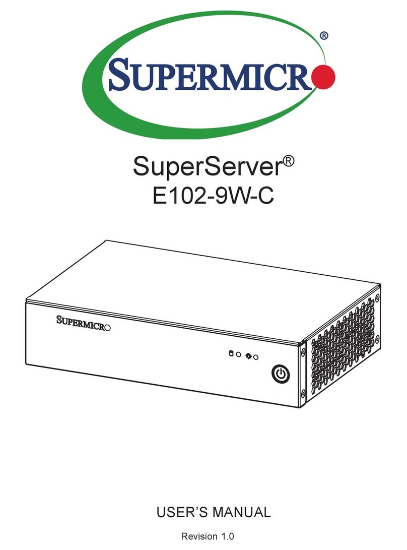 Supermicro SuperServer E102-9W-C User manual