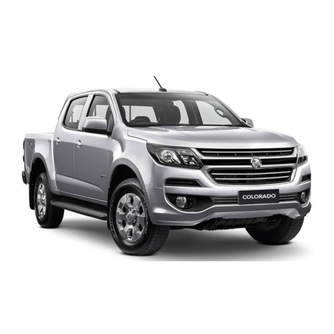 HOLDEN MY19 RG Colorado owner's manual