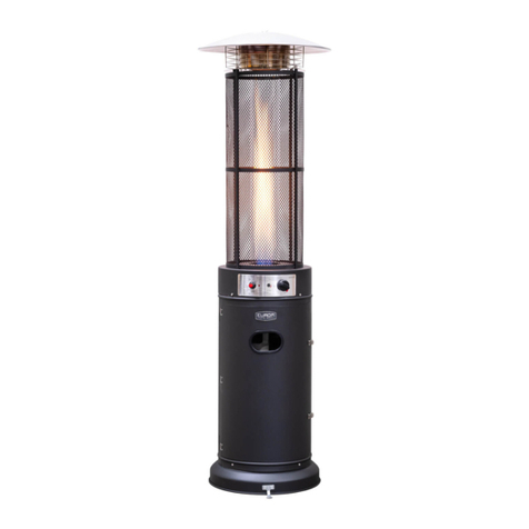 EUROM Flameheater Round 11000 instruction manual