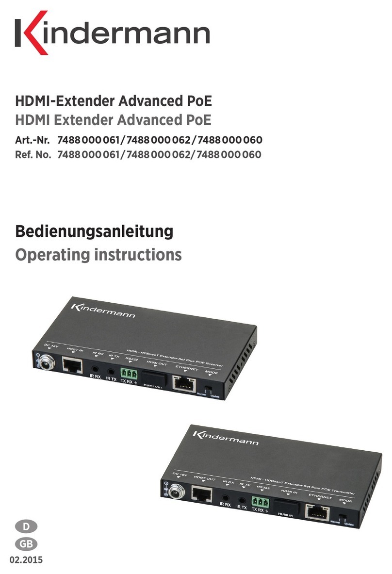 Kindermann 7488000061 operating instructions