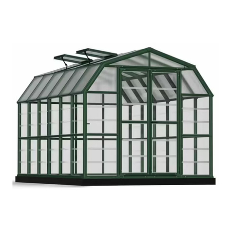 Palram Hobby Gardener 8'x8' User manual