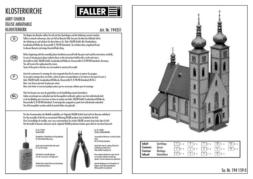 Faller ABBY CHURCH User manual