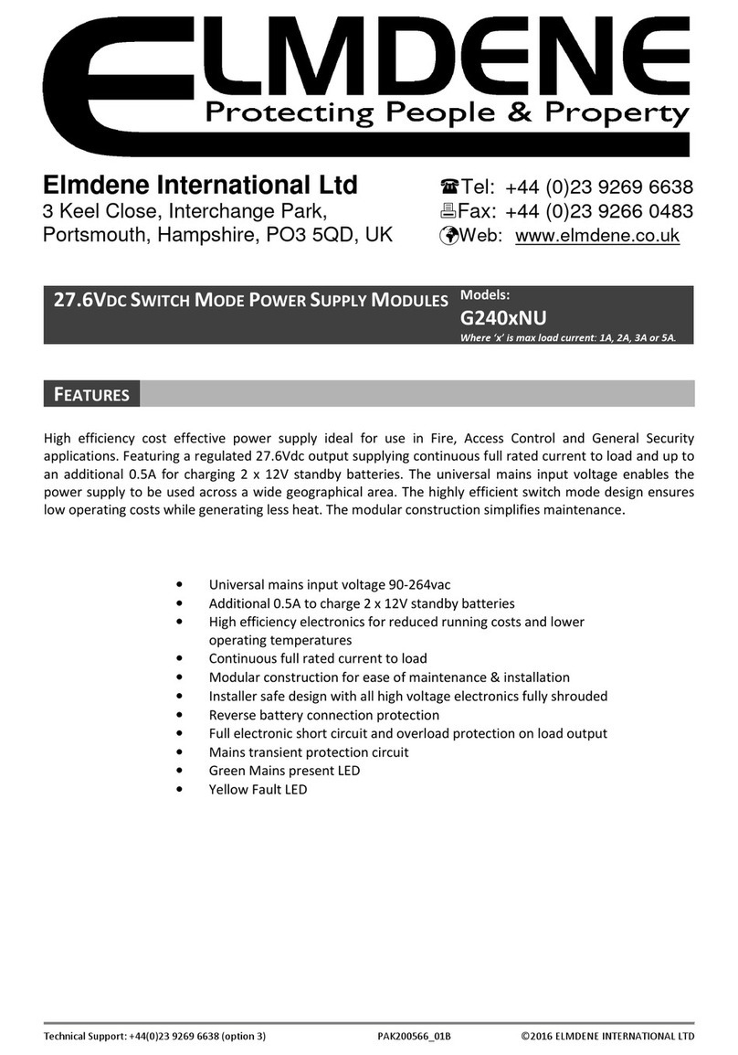 Elmdene G240xNU quick start guide