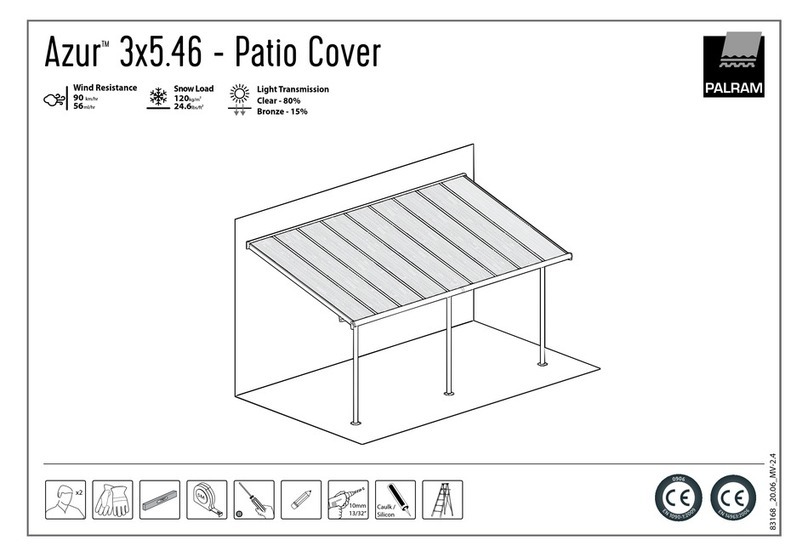 Palram Azur 3x5.46 manual