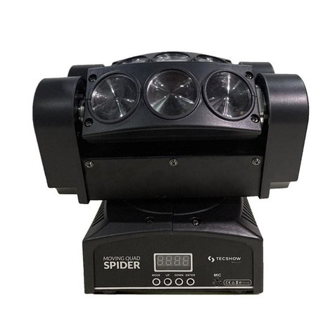Ampro TECSHOW MOVING QUAD SPIDER user manual