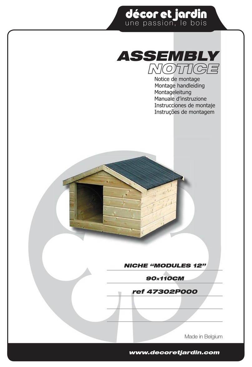 Décor et Jardin NICHE 12 Assembly Notice