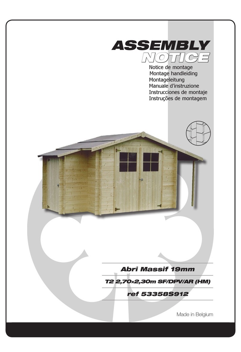 Décor et Jardin TALCY Assembly Notice