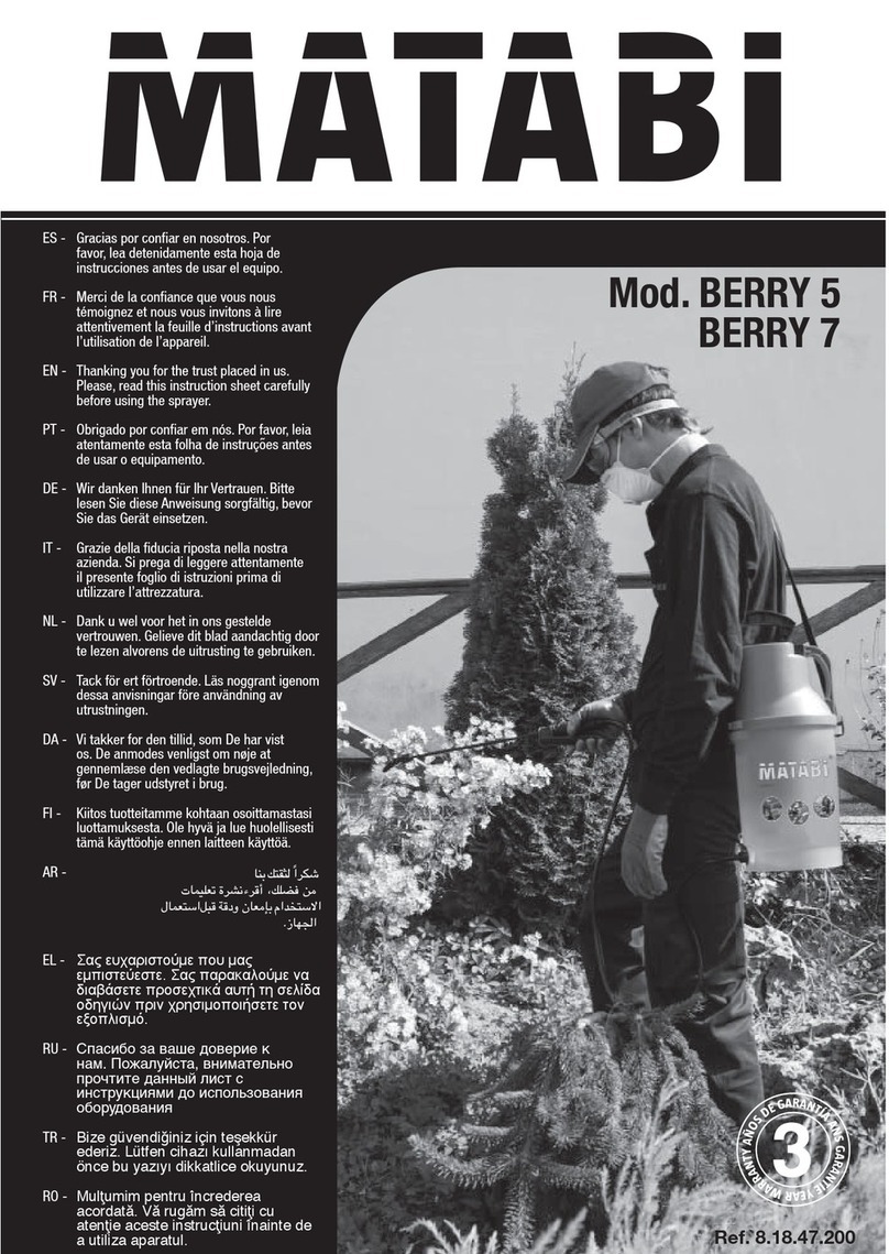 Goizper Group MATABI BERRY 5 User manual