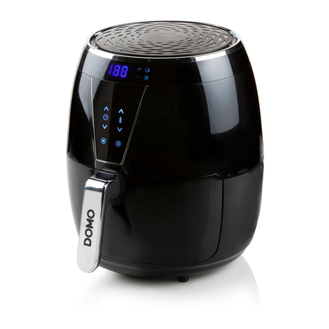 Linea 2000 DOMO Deli-fryer XL 4L User manual