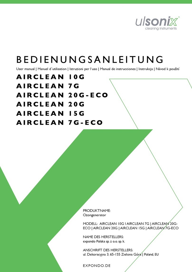 ulsonix AIRCLEAN 10G user manual