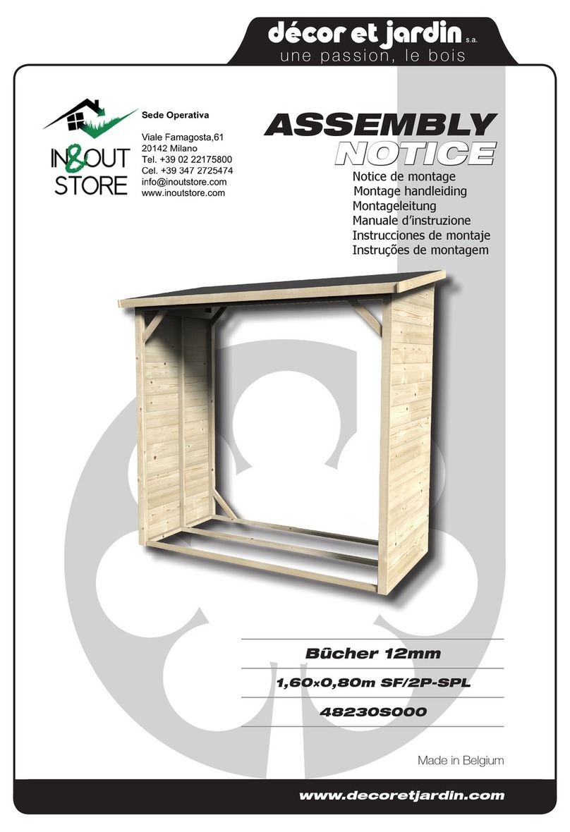 Décor et Jardin 48230S000 Assembly Notice