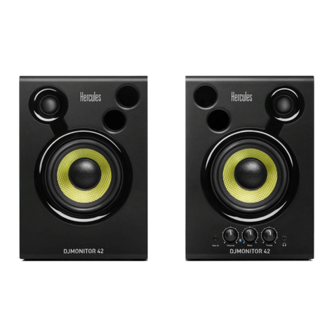 Hercules DJMONITOR 42 User manual