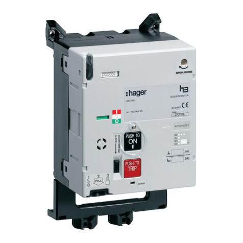 hager h3 h400 User instructions