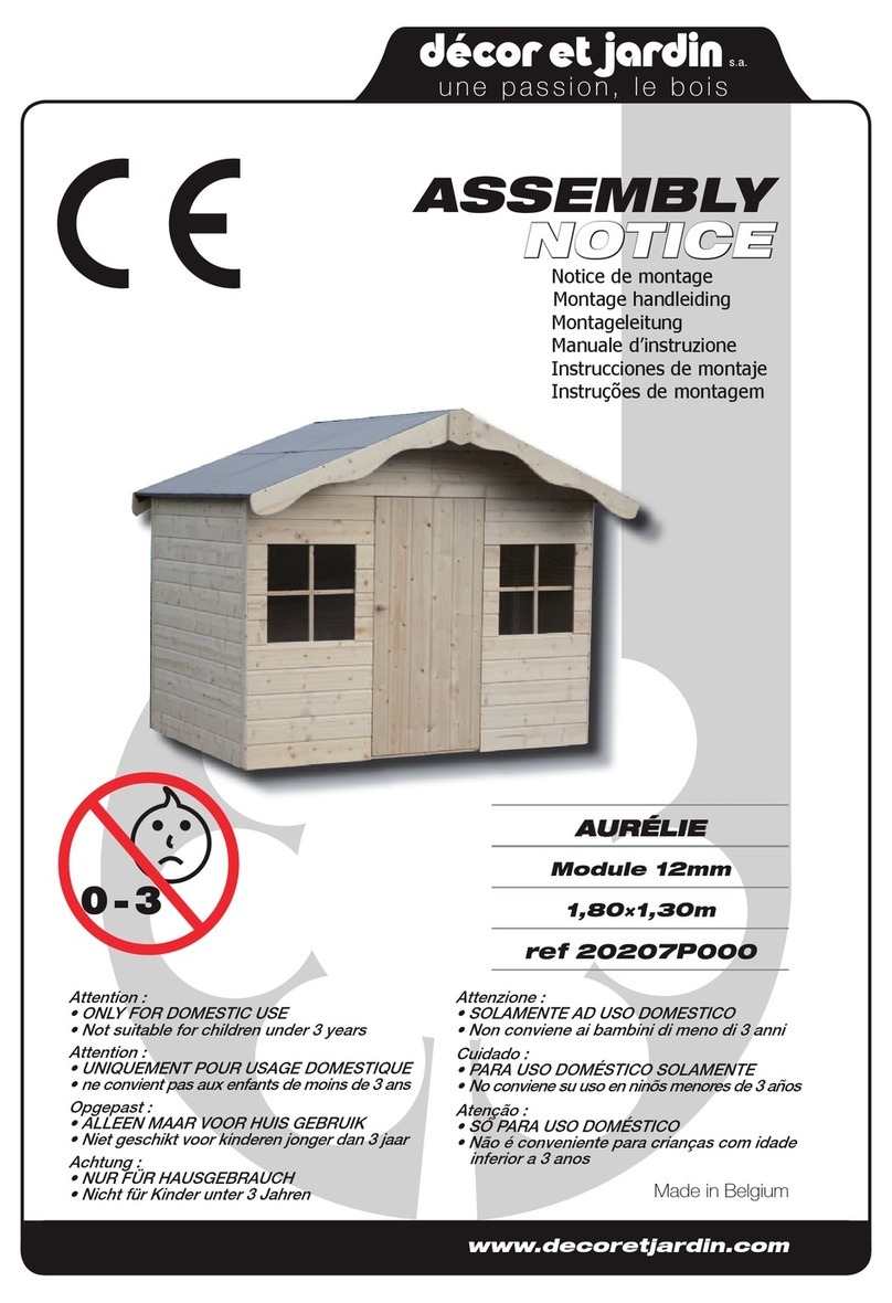 Décor et Jardin Aurelie Assembly Notice