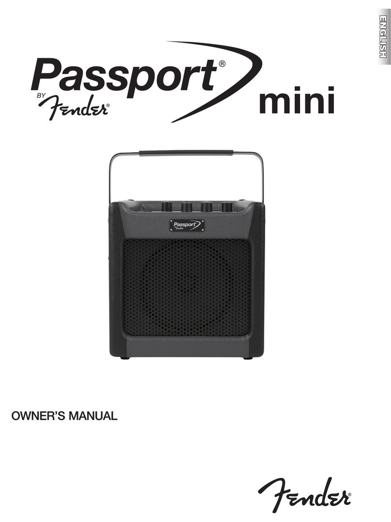 Fender Passport Mini User manual
