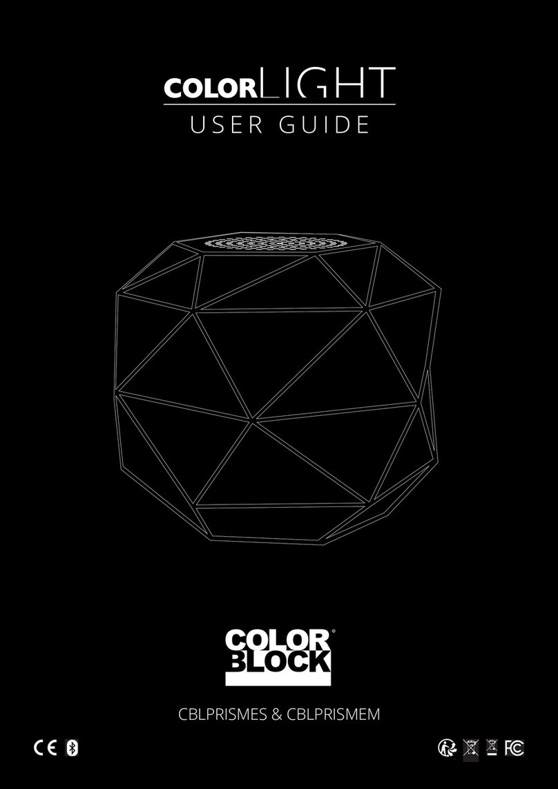 Color Block Colorlight CBLPRISMES User manual