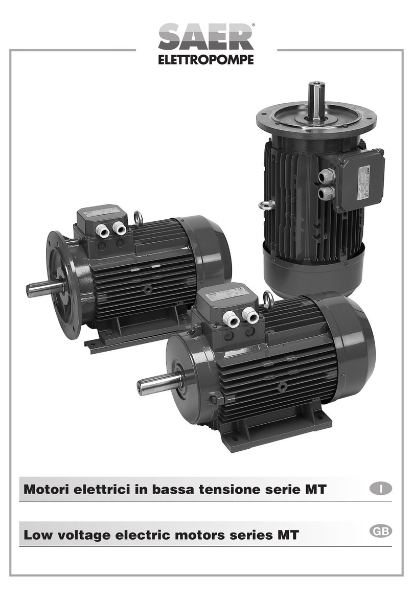 SAER Elettropompe MT Series manual
