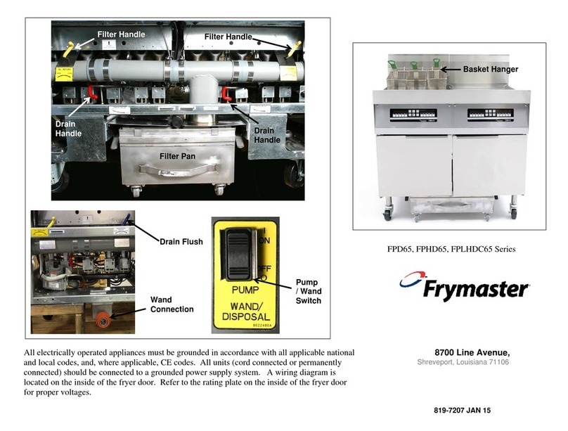 Frymaster FPD65 Series User manual