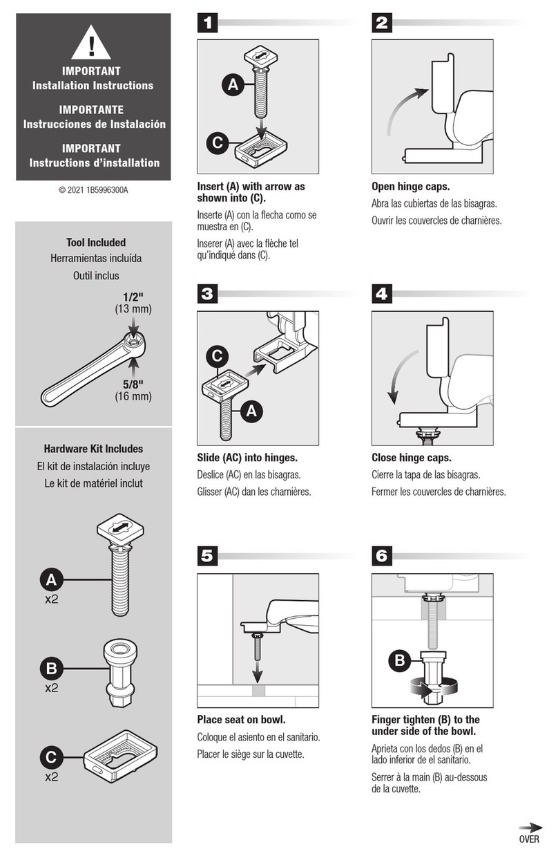 BEMIS Mayfair 1203SLST-000 installation instructions