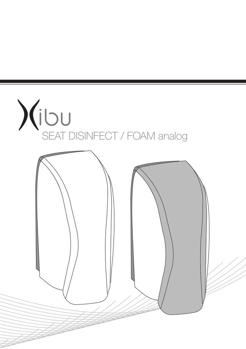Hagleitner XIBU SEAT DISINFECT analog installation instructions