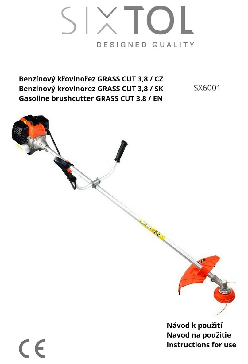 SIXTOL GRASS CUT 3.8 Instructions for use