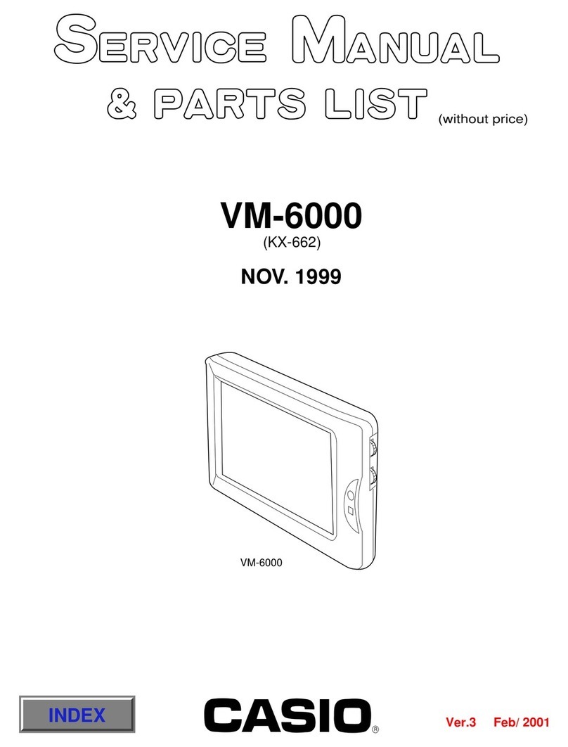 Casio VM-6000 User manual