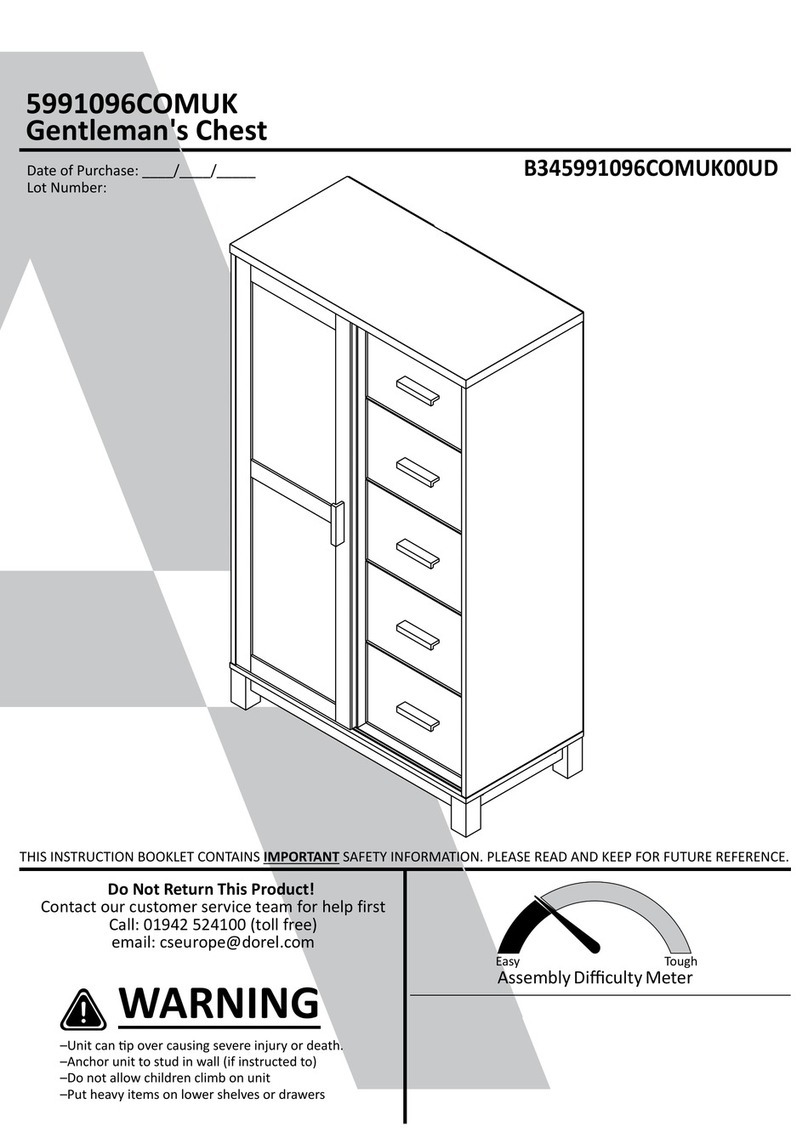 Dorel 5991196COMUK Assembly instructions