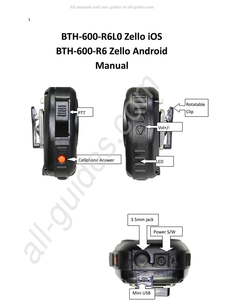 Mobility Sound BTH-600-R6L0 User manual