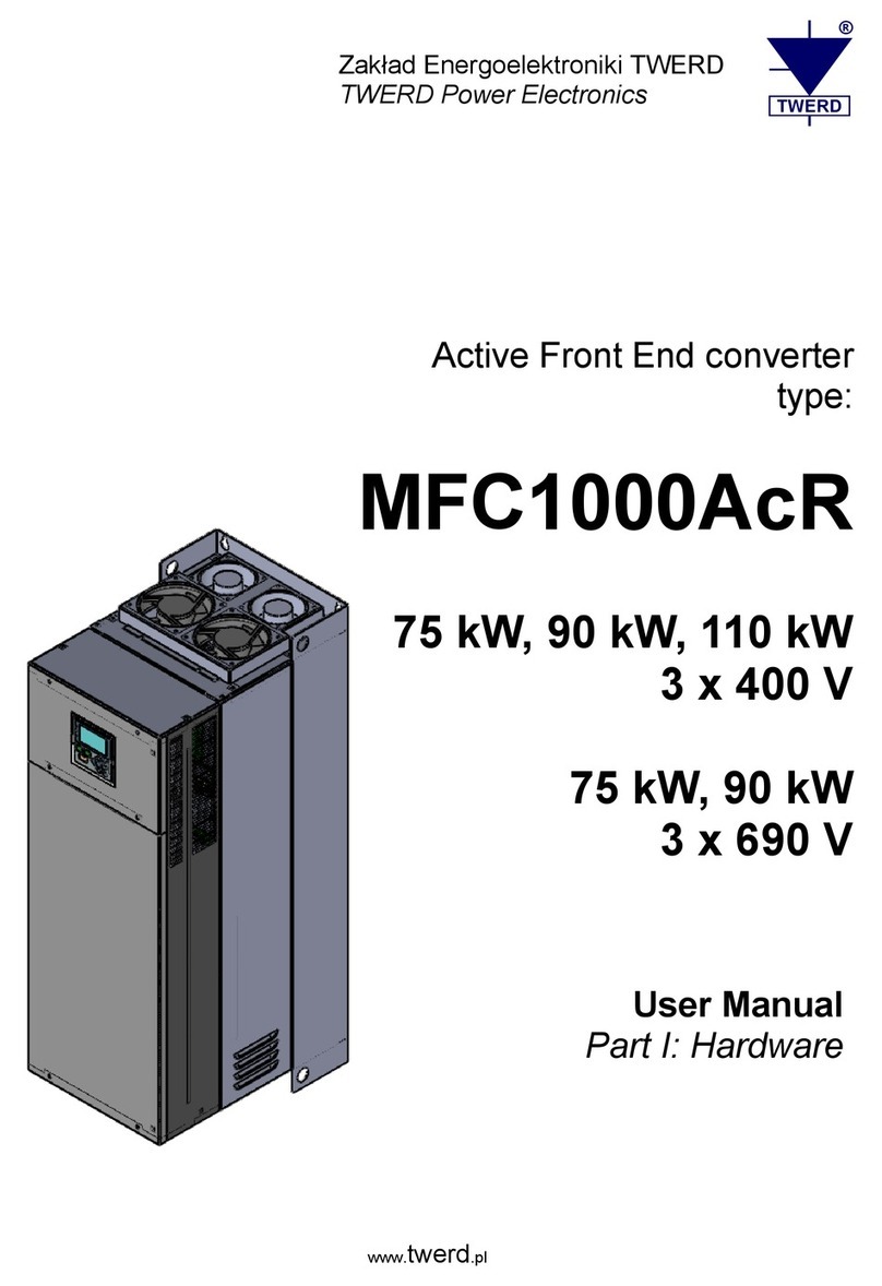 TWERD Power Electronics MFC1000ACR user manual