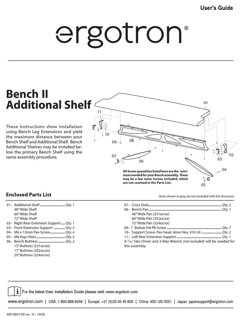 Ergotron Bench II User manual