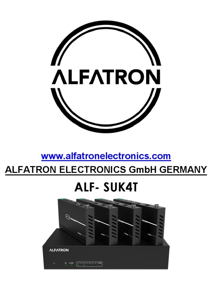 ALFAtron ALF-SUK4T manual