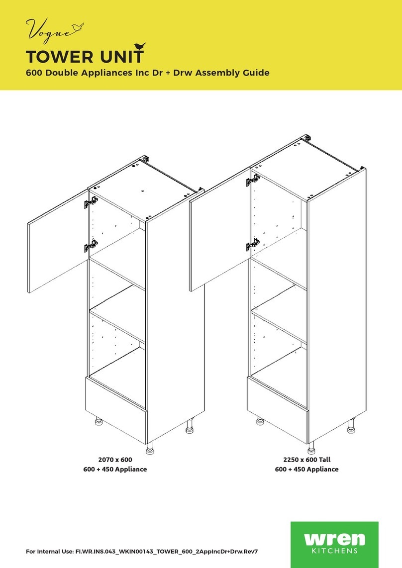 Wren Kitchens Vogue 600 User manual