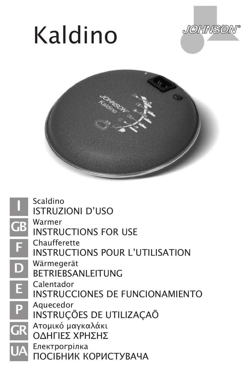 Johnson Kaldino Instructions for use