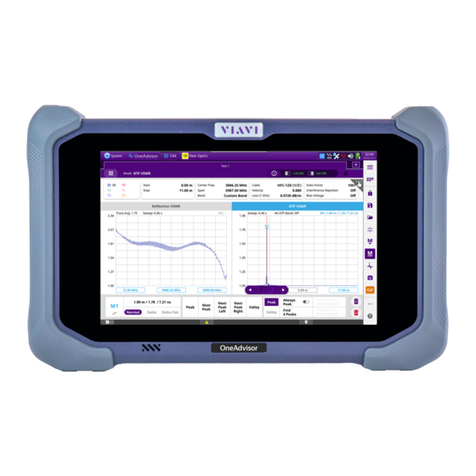 Viavi OneAdvisor-800 Quick Card User Guide
