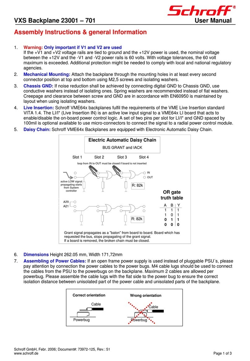schroff 23001-701 Assembly instructions