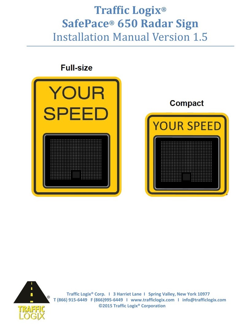 Traffic Logix SafePace 650 installation manual