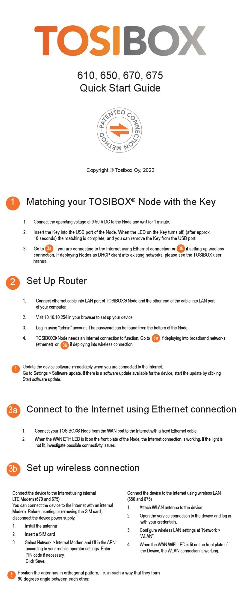 Tosibox 610 User manual