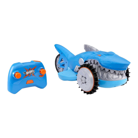 Mattel HotWHEELS RC SUPERCHARGED SHARK HCC81 instructions
