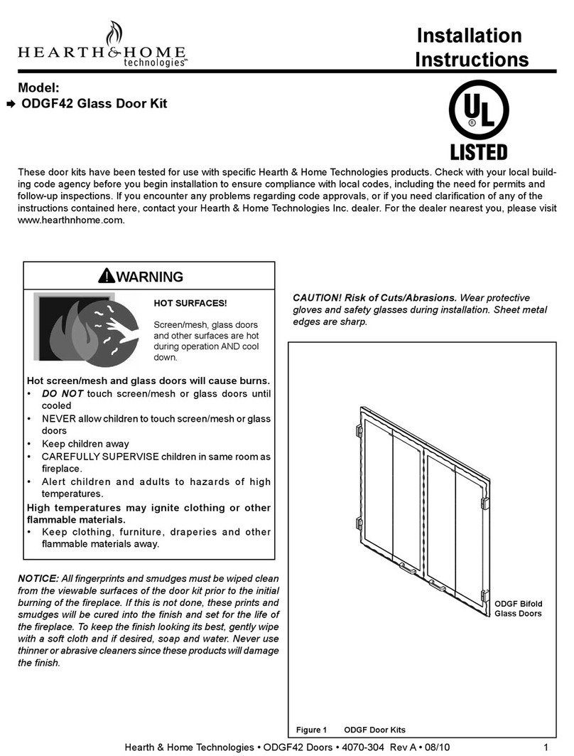 Hearth & Home ODGF42 User manual