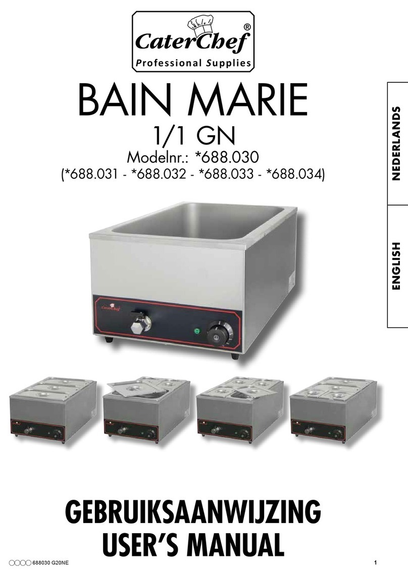 Cater Chef 688.030 user manual Cater Chef 688.030 user manual
