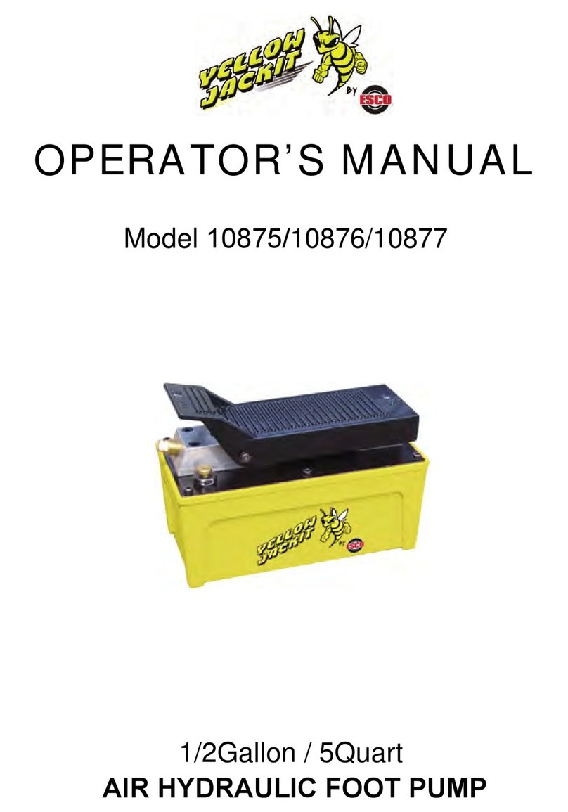 yellow jacket 10875 Operator's manual