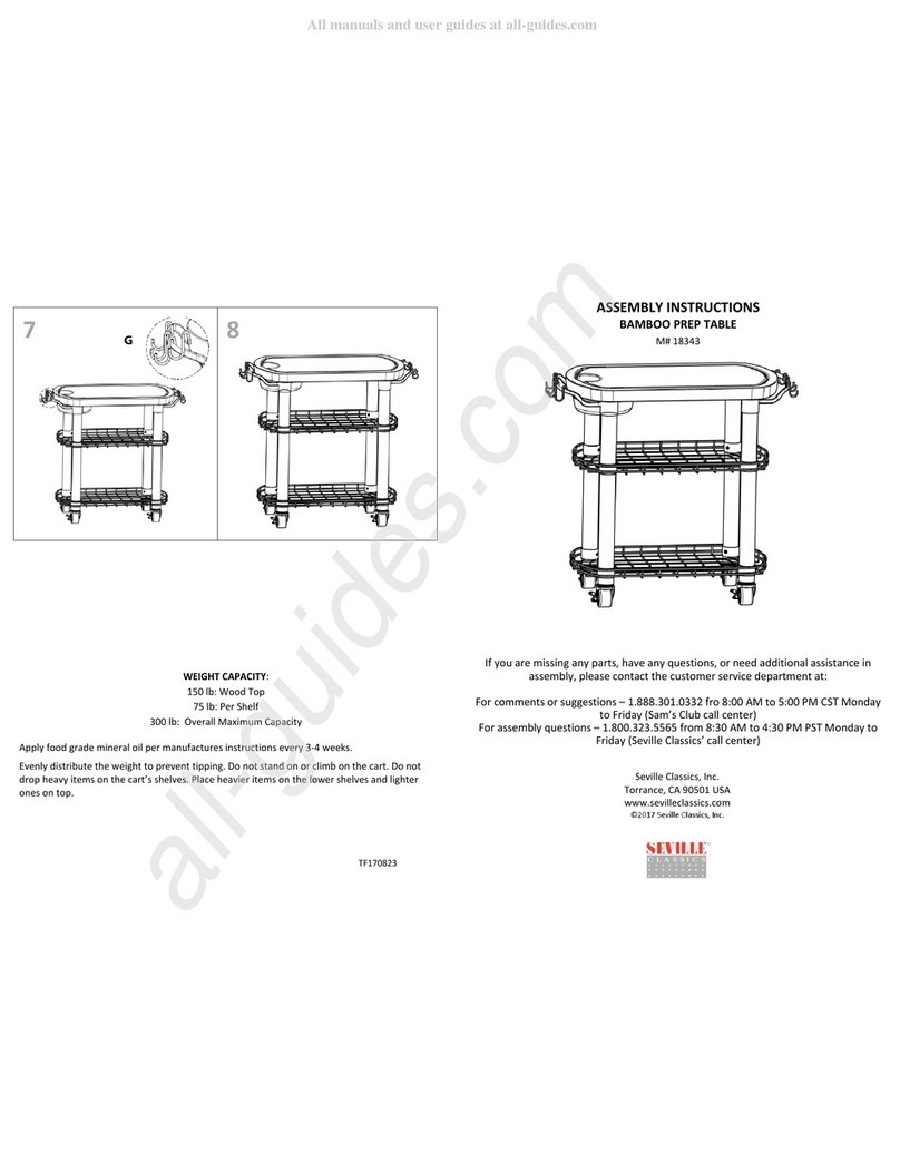 Seville Classics 18343 Assembly instructions Seville Classics 18343 Assembly instructions