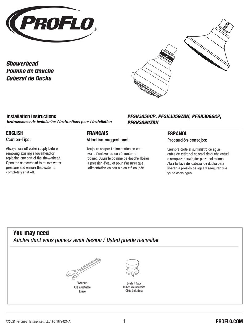 Ferguson Enterprises ProFlo PFSH305GCP User manual