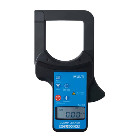 MULTI MEASURING INSTRUMENTS MCL-800D+ instruction manual