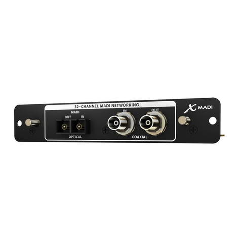 Behringer X-MADI quick start guide